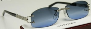 Diana S Luxury Eyewear Frame by David Eden: US$4,399.