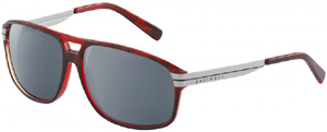 Davidoff Men's Sunglasses in brown – red acetate and grey uni colour lenses.