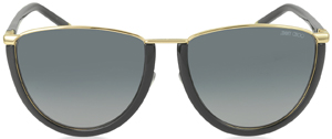 Forzieri Jimmy Choo MILA/S WL4HD Gold and Black Women's Sunglasses: US$340.