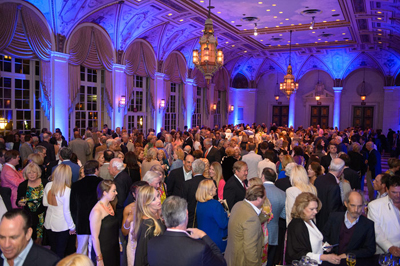 Cocktails in The Breakers' Venetian Ballroom for Caron and Hanley Treatment Centers 'Glow' Gala.