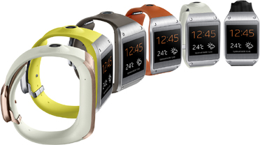 Samsung GALAXY Gear smartwatch.