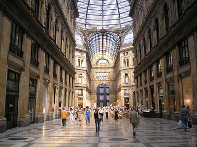 Galleria Umberto I, Via San Carlo.