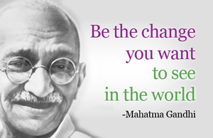 Mahatma Gandhi (1869-1948).