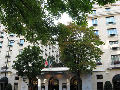Four Seasons Hotel George V, 31 Avenue George V, 75008 Paris.