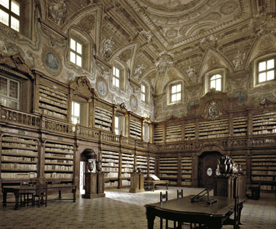 Girolamini Library, Naples, Italy.