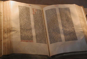 Gutenberg Bible.