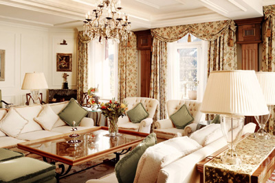 Hans Badrutt Suite at Badrutt's Palace, Via Serlas 27, 7500 Sankt Moritz, Switzerland.