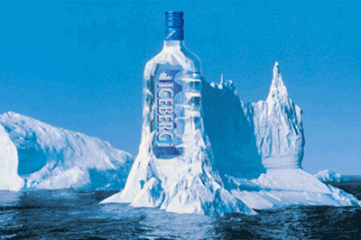 Iceberg Vodka.