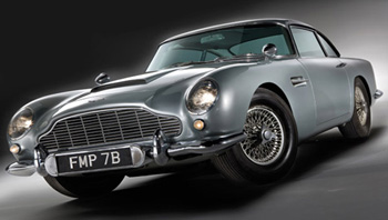 James Bond's 1964 Aston Martin DB5.