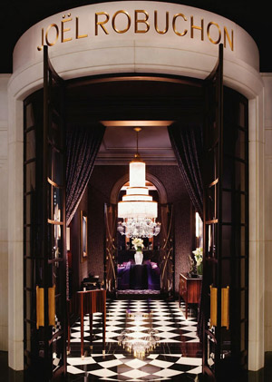 Restaurant Joêl Robuchon at MGM Grand.