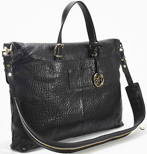 Kenneth Cole Zip It Up Leather Messenger Bag: US$298.