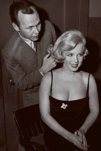 Kenneth Battelle (1927-2013) with client Marilyn Monroe.