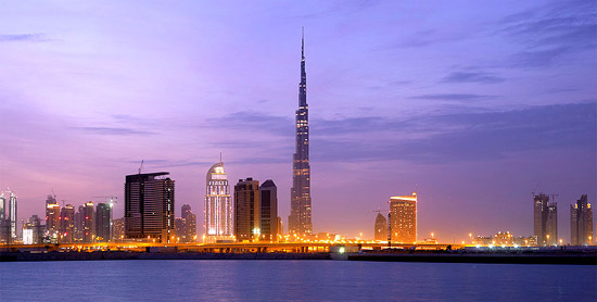 World's tallest building, the Burj Khalifa in Dubai.