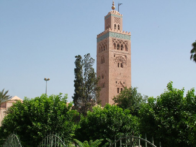 Koutoubia Mosque.