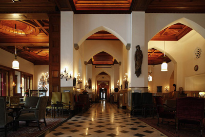 Le Grand Hall at Badrutt's Palace, Via Serlas 27.