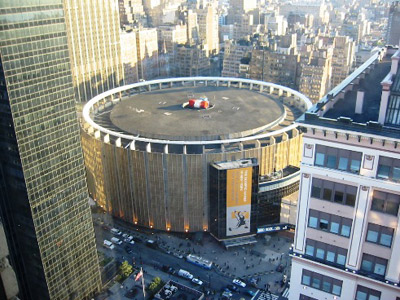 Madison Square Garden.