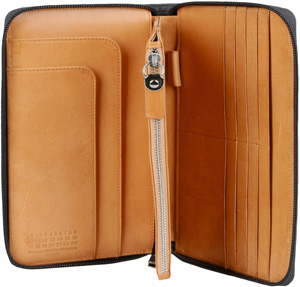 Maison Martin Margiela Première Textured Men's Leather Wallet: US$690.