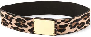 Marni leopard print belt: US$282.