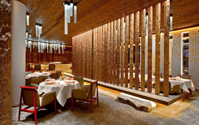 Restaurant Megu at hotel The Alpina, Alpinastrasse 23.