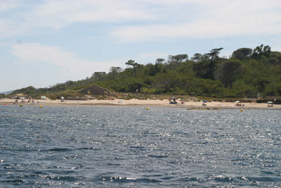 La plage de la Moutte.