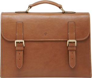 Mulberry Walter Oak Natural Leather Men's Briefcase: 1,150.