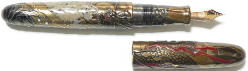 Nakaya Dragon and White Tiger fountain pen: US$12,000.