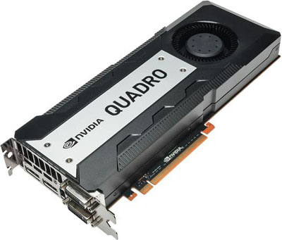 Nvidia Quadro K6000 GPU.