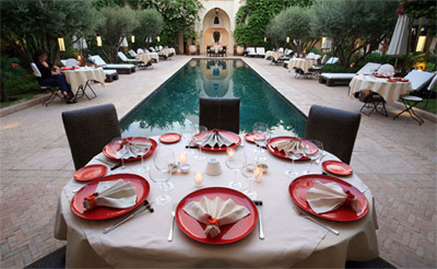 The Restaurant at Villa des Orangers.