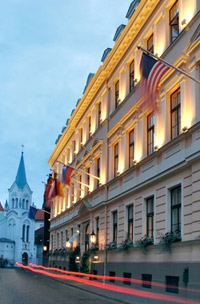 Grand Palace Hotel, Riga.