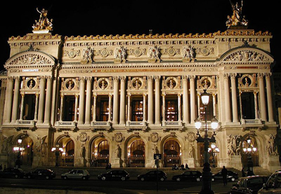 Paris Opera (France) by Charles Garnier (1875).