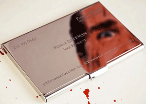 Patrick Bateman Business Card Holder: £14.99 | American Psycho card case.