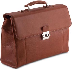 Pineider Men's Briefcase.