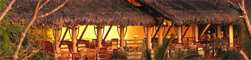 The Restaurants at Le Lemuria Resort of Praslin.