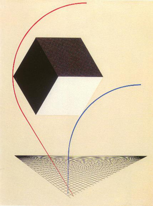 A Proun by Lissitzky, c. 1925.
