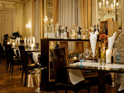 Restaurant Enoteca, Kempinski Grand Hotel des Bains, Via Mezdi 27.