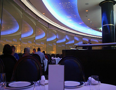 The Revolving Restaurant at Grand Hyatt.