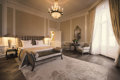 The Royal Suite at Hotel d'Anglerre, Kongens Nytorv 34, DK-1050 Copenhagen K: first floor, room 101, 150 sq. m., DKK47,500.