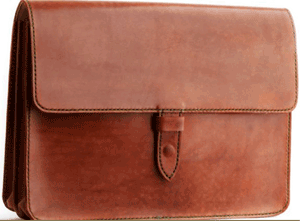 Rudolf Scheer & Söhne men's light briefcase.