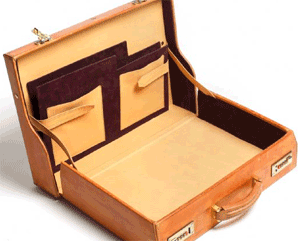 Rudolf Scheer & Söhne men's classic briefcase.