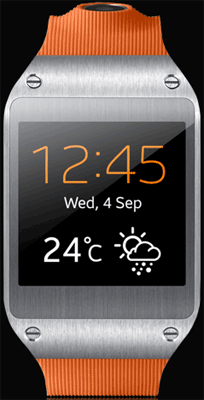 Samsung GALAXY Gear 2 smartwatch.