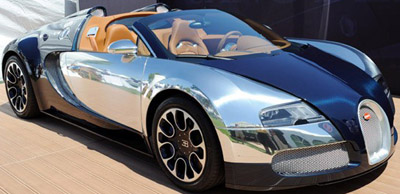 Bugatti Veyron Grand Sport Sang Bleu.