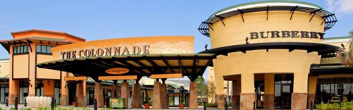 Sawgrass Mills and The Colonnade Outlets.