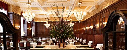 The Grand Divan restaurant at Simpson's-in-the-Strand.
