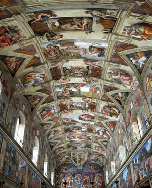 Sistine Chapel, Vatican City.