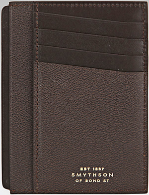 Smythson of Bond Street Leather Note and Card Case: £110.