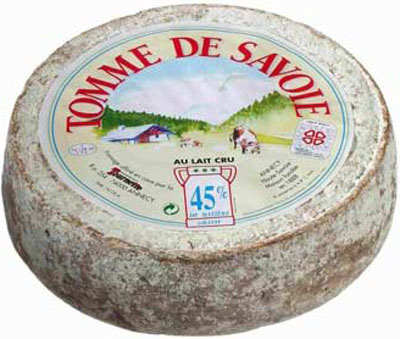 Tomme de Savoie cheese.