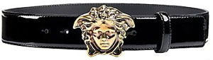 Versace 3D Medusa Patent Men's Belt: US$525.
