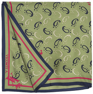 Vicomte A. Silk square scarf: €92.40.