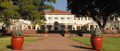 The Victoria Falls Hotel.