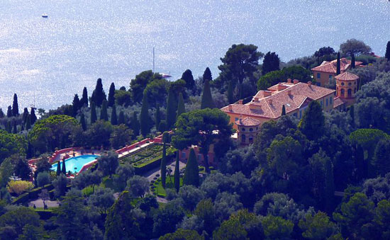 Villa Leopolda, Villefranche-sur-Mer, Côte d'Azur, France.